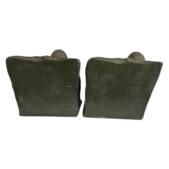 Set of 2 Bronze Clad Playful Angels Putti Bookends - Picture 6 of 10